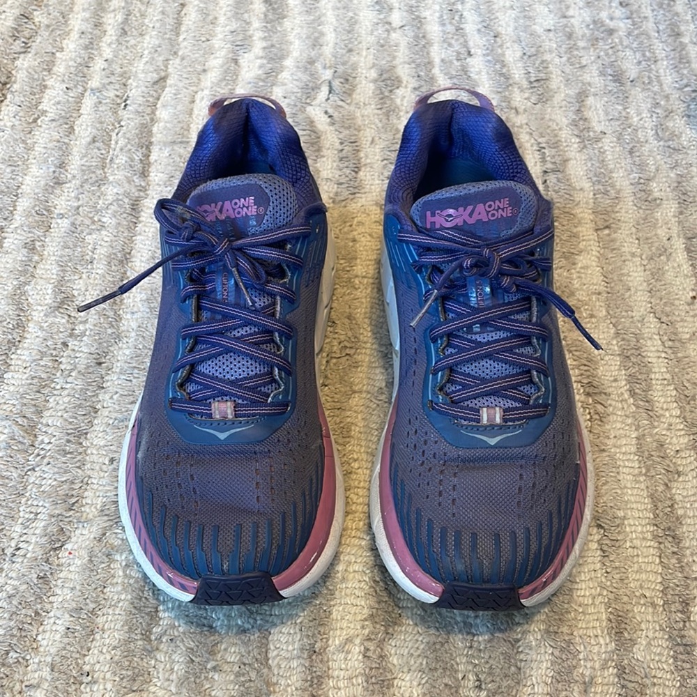 Hoka Purple Running Sneakers
